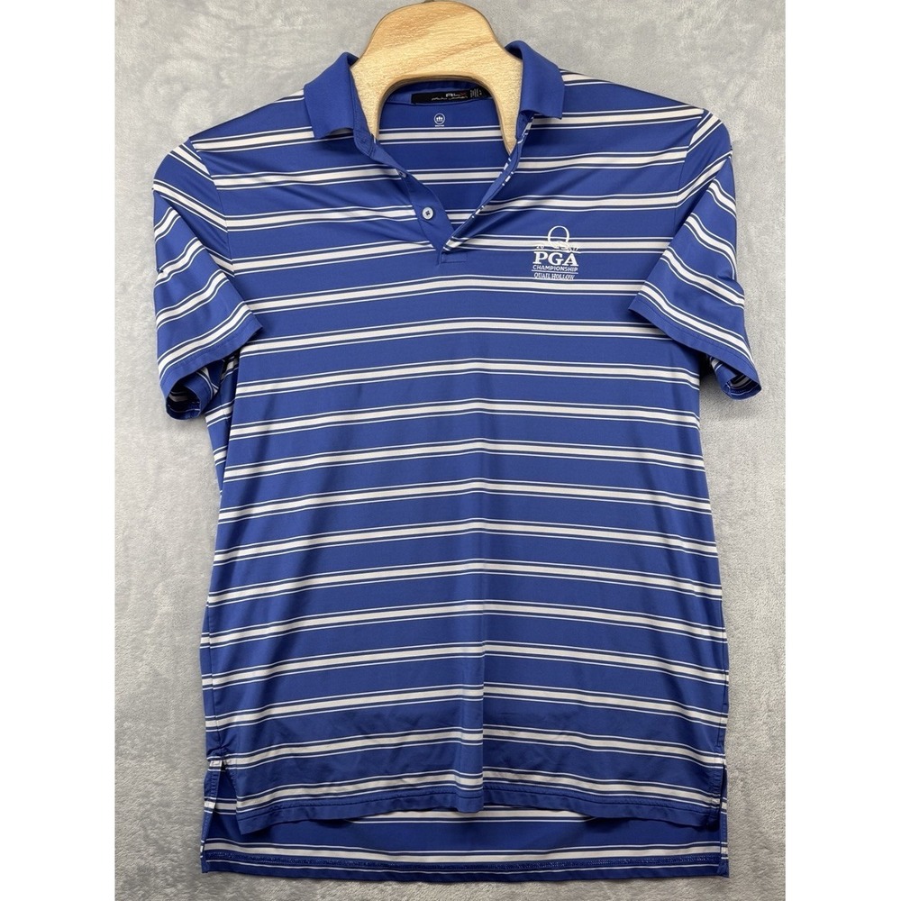 RLX 2017 PGA Championship Quail Hollow Peformance Polo Shirt Blue Men's‎ Size L